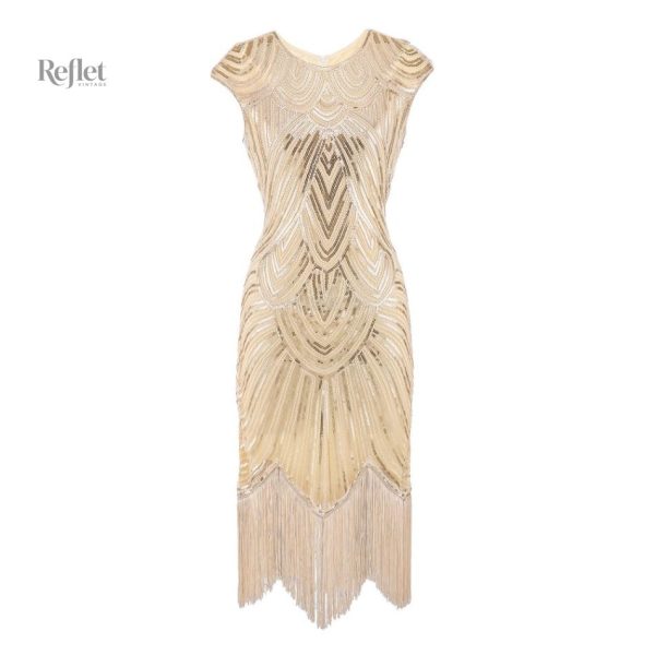 Robe années 30, inspiration Art Déco unique