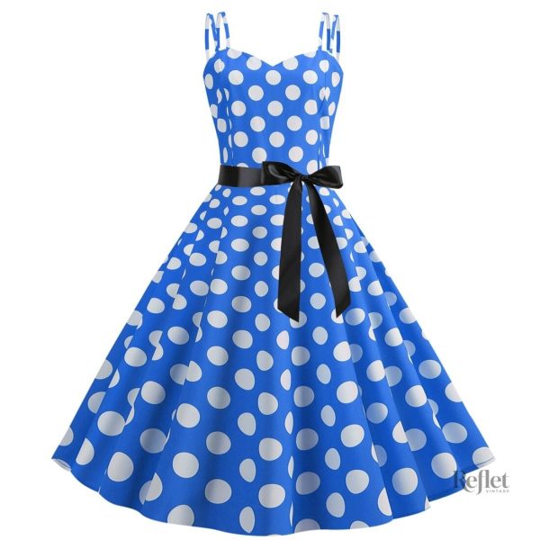 Robe années 50 florale tendance