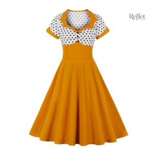 Robe vintage années 50 pour femmes