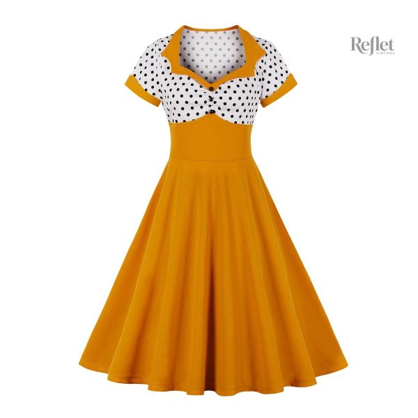 Robe vintage années 50 pour femmes