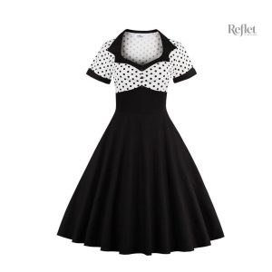 Robe rétro féminine années 50