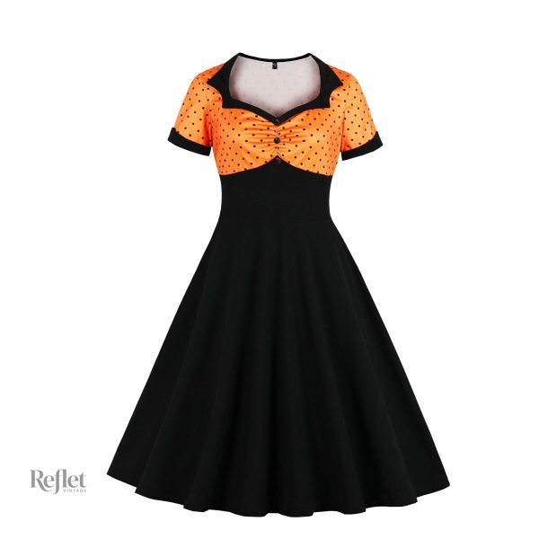Robe élégante années 50 pour dames