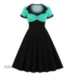 Robe colorée années 50 pour soirées