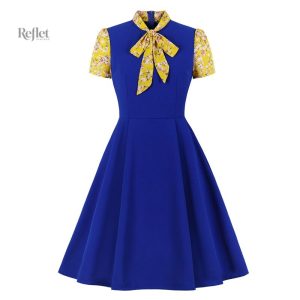 Robe vintage années 50, coupe flatteuse pour femmes
