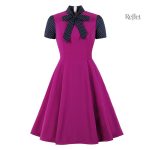 Robe classique 50's pour petite silhouette féminine