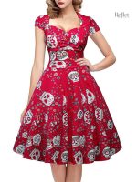 Robe années 50 avec taille cintrée