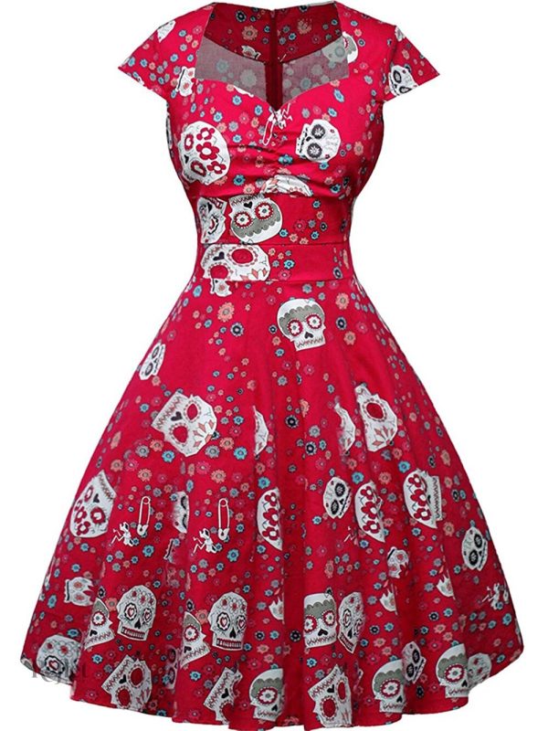 Robe à pois style années 50