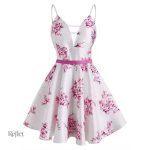 Robe années 50 avec imprimé coloré pour tous les jours