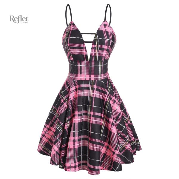 Robe à motif années 50 pour un look quotidien