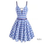 Robe jupe évasée années 50, style décontracté
