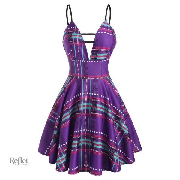 Robe d'été années 50, confortable et chic