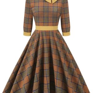 Robe des années 60 pas cher, style vintage élégant