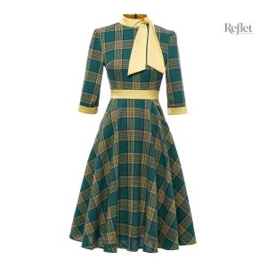 Robe années 60, design classique et coloré