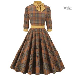 Robe rétro des années 60, mode économique