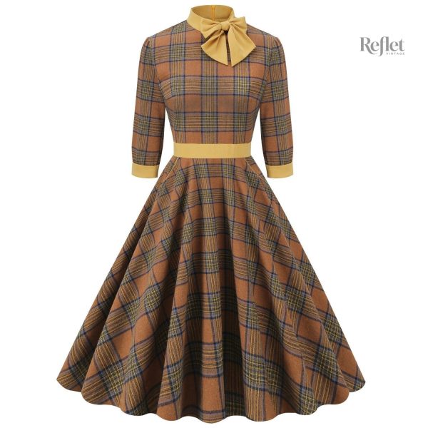 Robe rétro des années 60, mode économique
