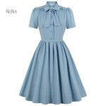 Robes Vintage Années 60 avec nœud décoratif