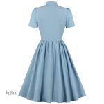 Robe vintage à nœud, charme des années 60