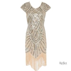 Robe vintage Charleston élégante