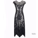 Robe années 30 à motif