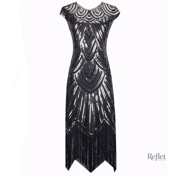 Robe années 30 à motif