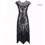 Robe Charleston avec ceinture