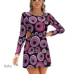 Robe courte inspirée des années 70, parfaite pour l'été