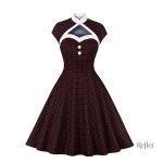 Robe courte années 60, idéale pour les sorties en soirée