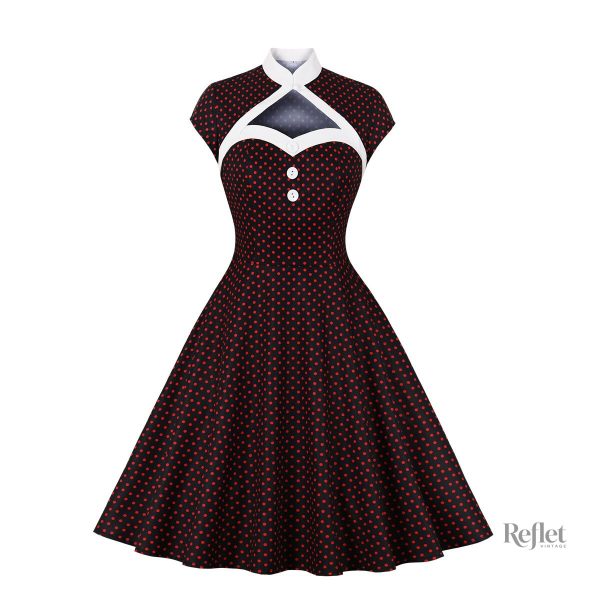 Robe courte années 60, idéale pour les sorties en soirée
