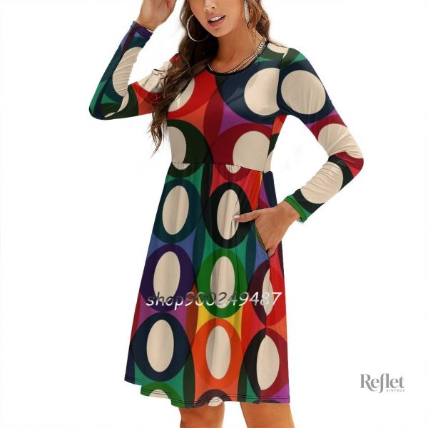 Robe vintage années 70 pour un look rétro