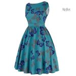 Robe courte années 60 au style vintage élégant
