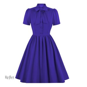 Robe années 60 à motifs, élégance vintage