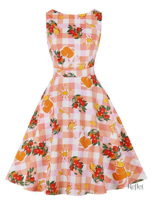 Robe vintage élégante, style années 50