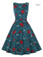 Chic robe des années 50, parfaite pour soirées