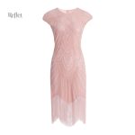 Robe vintage années 30 à manches longues