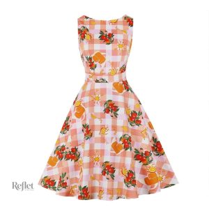 Robe vintage années 50 avec un style classique et élégant