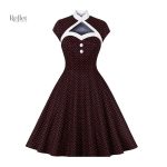 Robe emblématique des années 60 avec motifs colorés