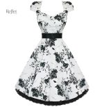 Robe de bal années 50, style rétro élégant