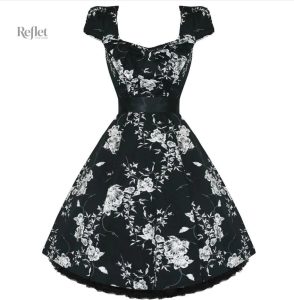 Modèle classique de robe années 50 pour soirée