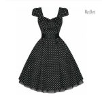 Robe de bal années 50, taille cintrée et jupe volumineuse