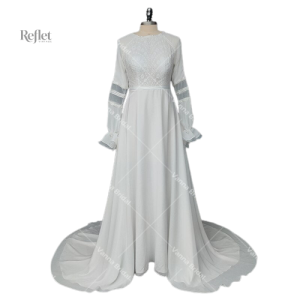 Robe de mariée inspirée des années folles glamour et chic