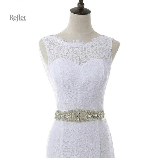 Robe de mariée princesse avec corsage ajusté