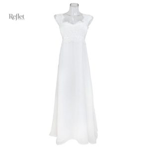 Robe de mariée style princesse, blanche et chic