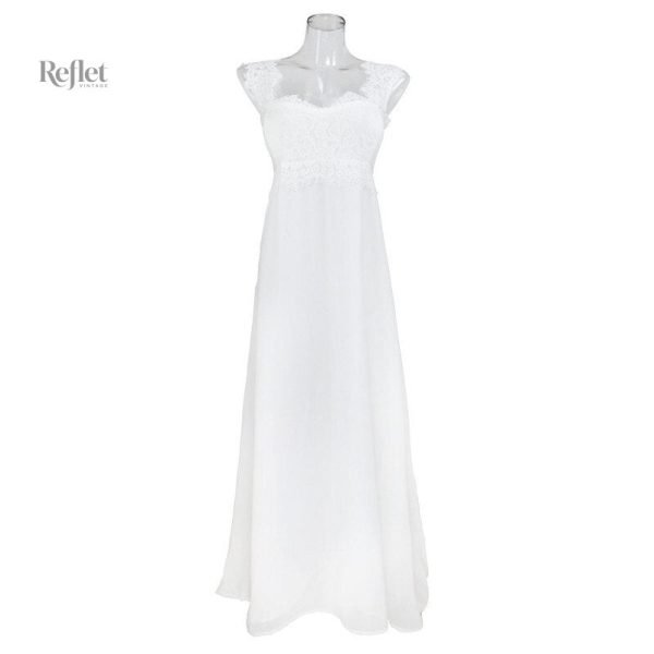 Robe de mariée style princesse, blanche et chic