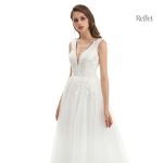 Robe de mariée princesse à traîne romantique