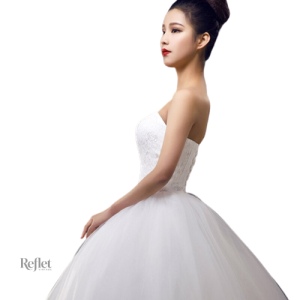 Robe de mariée romantique au bustier délicat