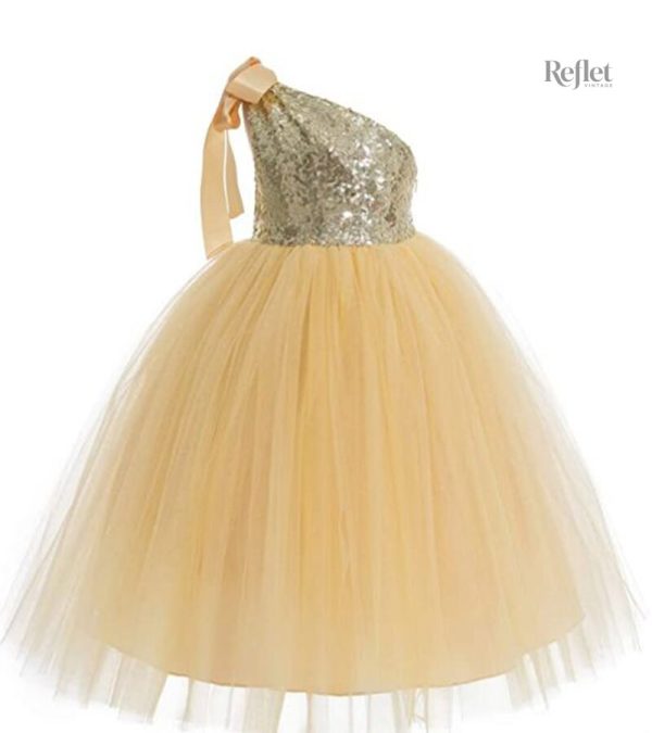 Robe en satin pour fille