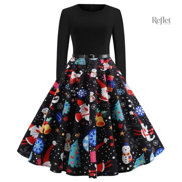 Robe vintage années 60, style classique chic