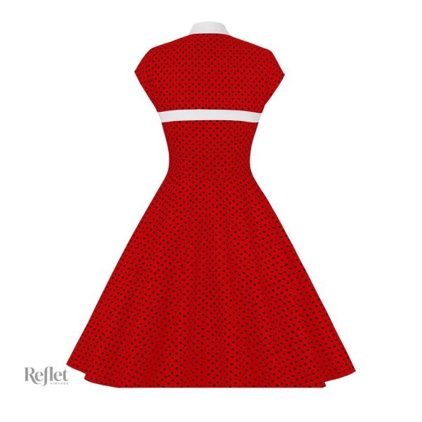 Style rétro des années 60, robe à fleurs printanières