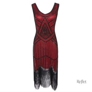 Robe élégante des années 30, style vintage
