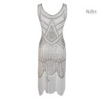 Robe années 30, détails en dentelle raffinés